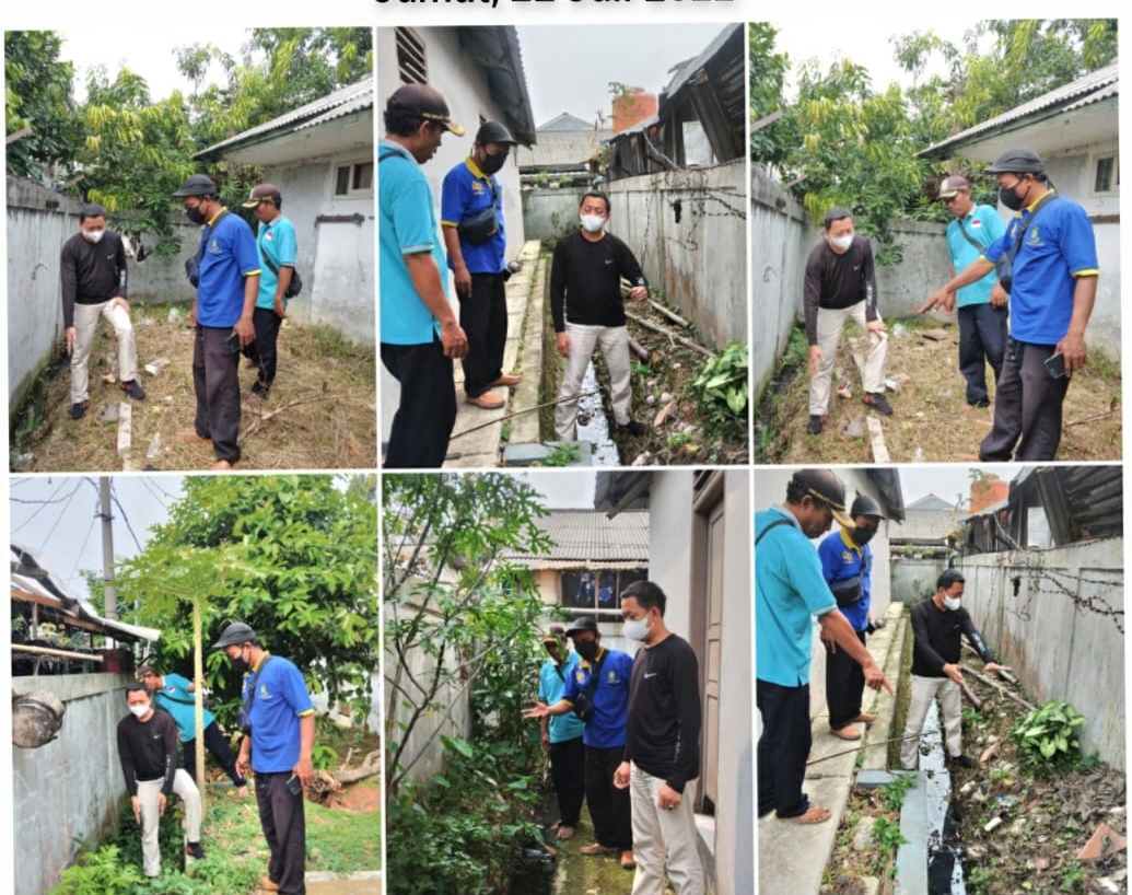 Mendampingi team verifikasi Dinas PUPR Kota Tangerang terkait Usulan Penambahan Turap Drainase