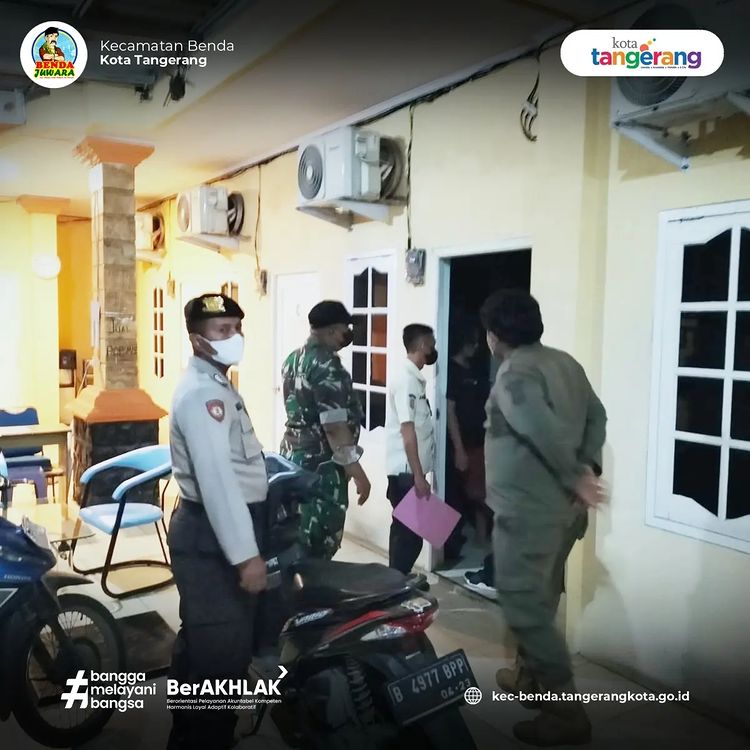Kegiatan ini dilaksanakan oleh Tramtib Kecamatan Benda, Satpol PP Kota Tangerang, unsur Polsek Benda dan Koramil 02/BTC di wilayah Kecamatan Benda Kota Tangerang.
