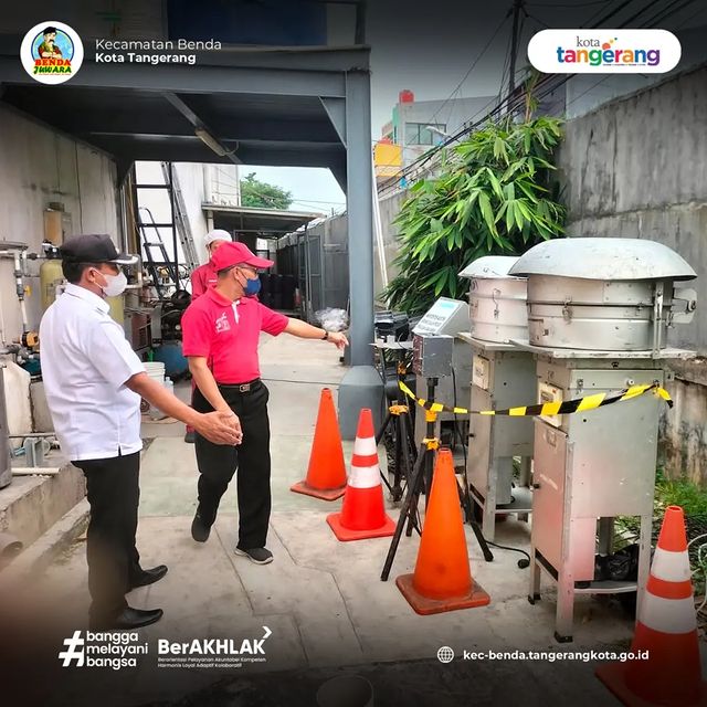 Monitoring Pengujian Kualitas Udara Di Kelurahan Jurumudi Baru