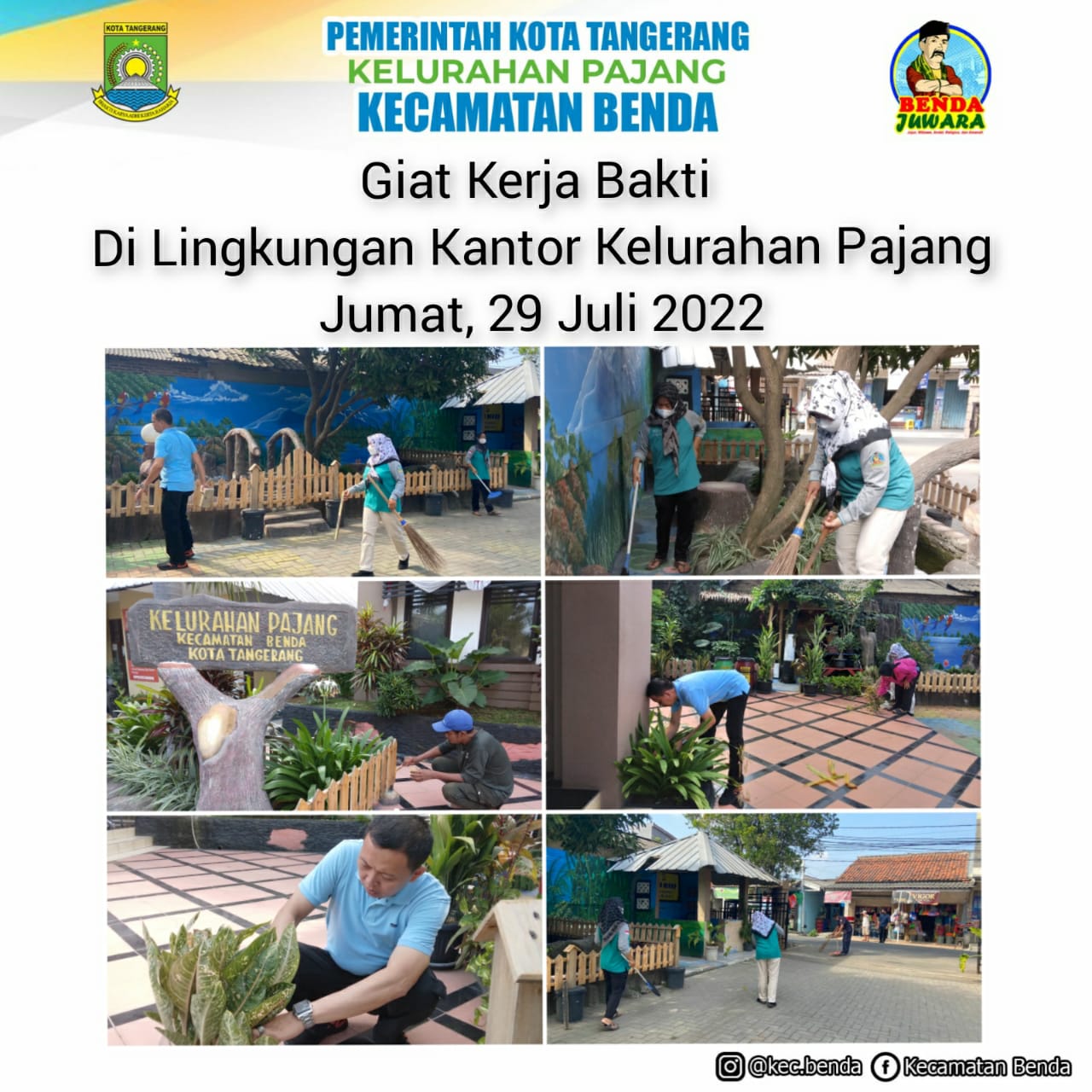 Kerja Bakti di Kelurahan Pajang