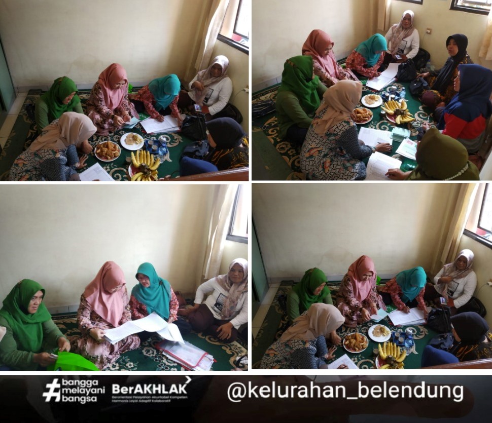 Giat Penataan Administrasi AKU HATINYA PKK Kelurahan Belendung