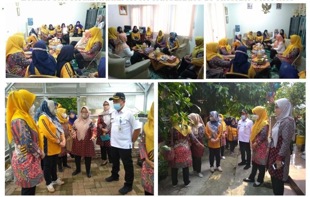 Kunjungan TP PKK Kota Tangerang  ke Lokasi AKU  Hatinya 