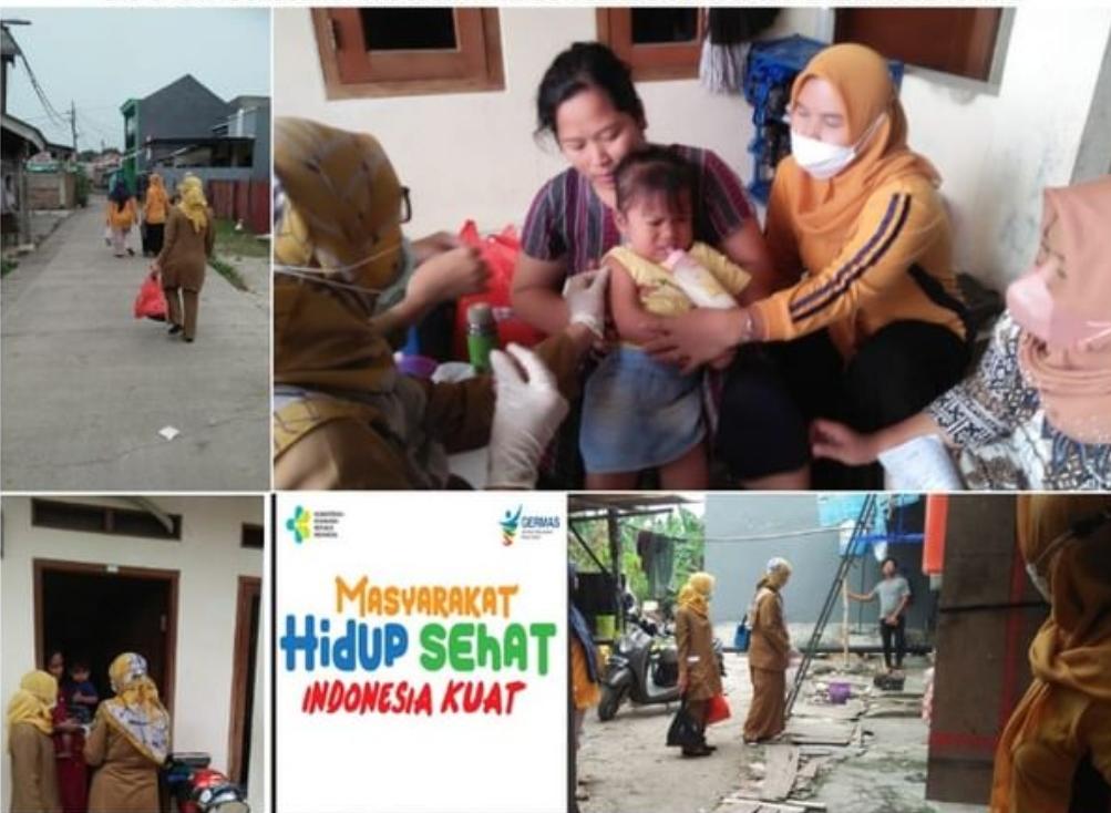 SWEEPING BIAN DI POSYANDU MAKMUR X RW 10