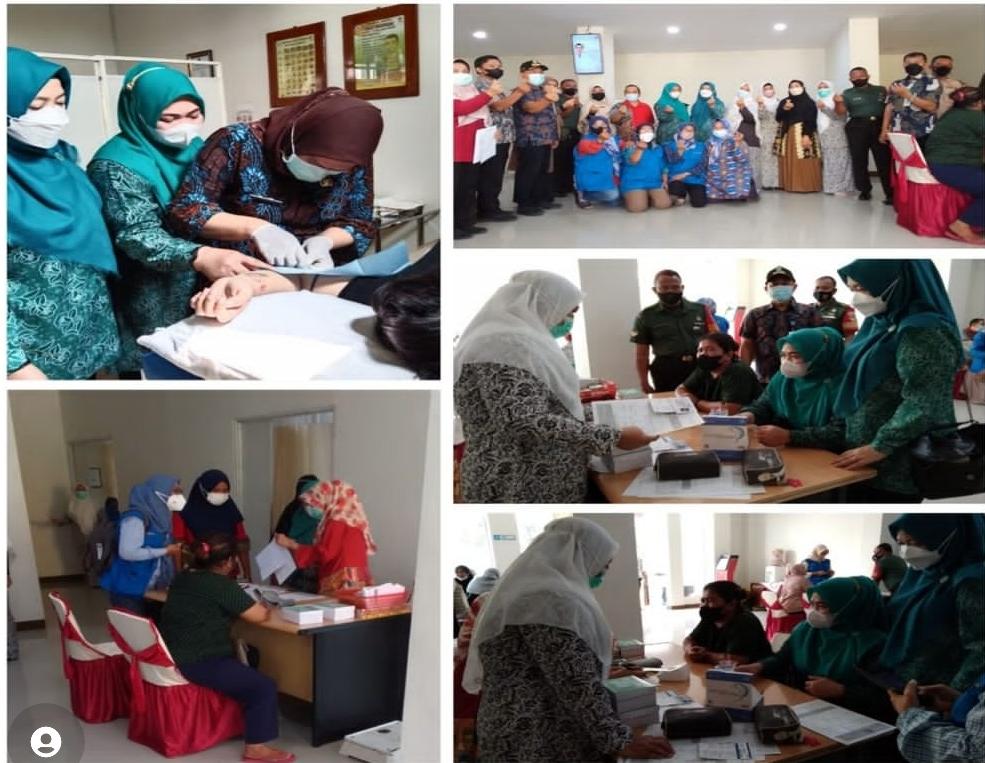 KEGIATAN SAFARI KB TMKK TNI MANUNGGAL DI RSIA MAKIYAH