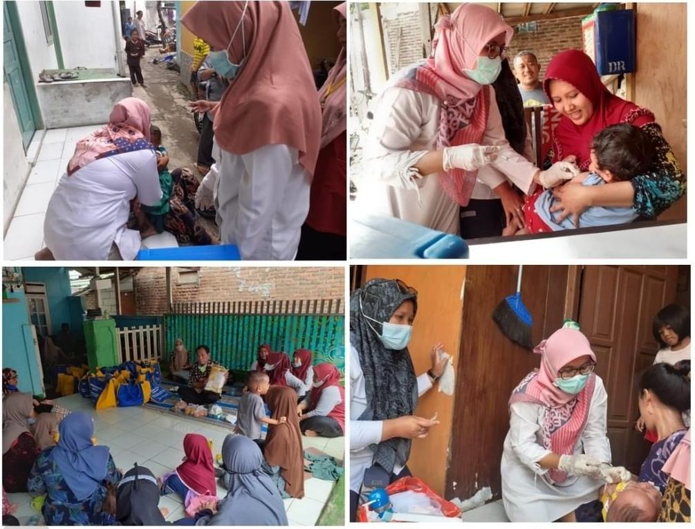 SWEEPING BIAN DI POSYANDU MAKMUR V RW 05