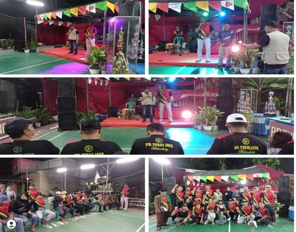 Lurah Belendung menghadiri pembukaan Turnamen Badminton di RW 07