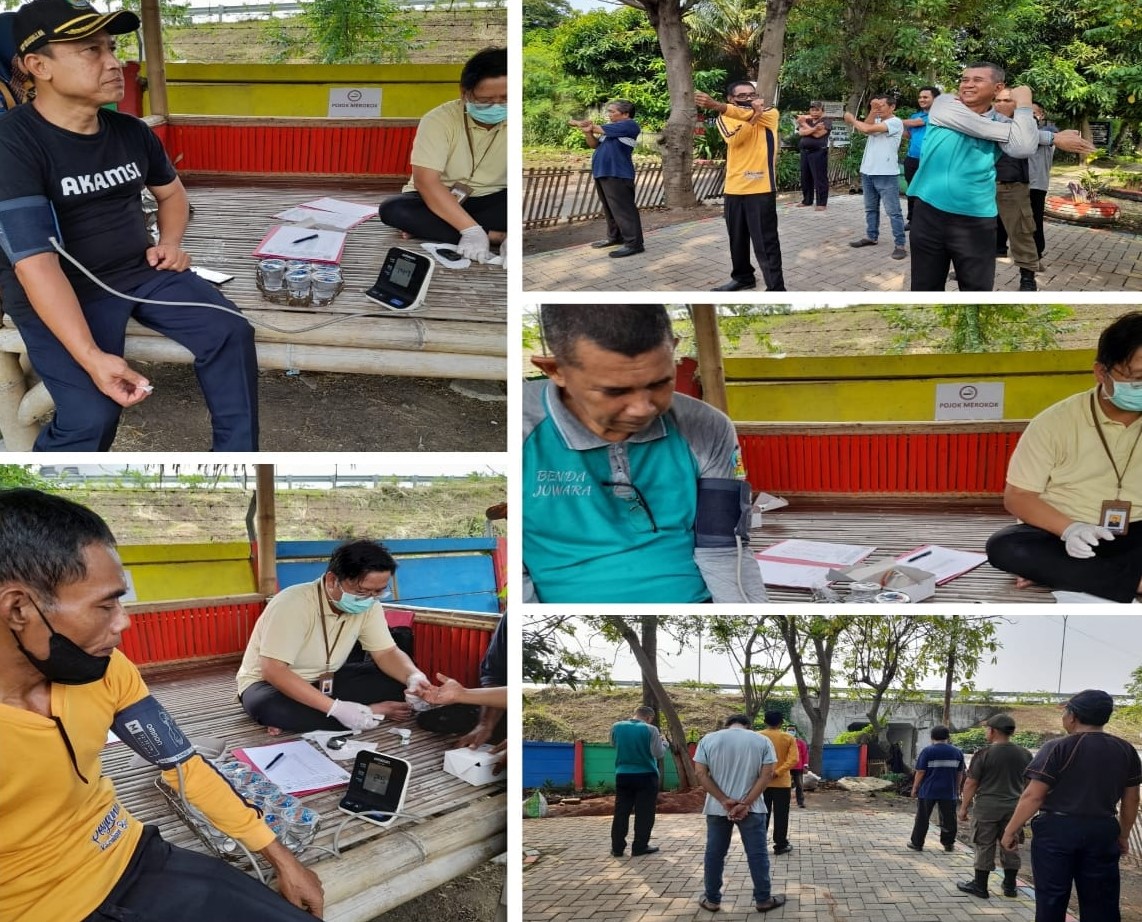 Tes Kebugaran Pegawai Kelurahan Belendung