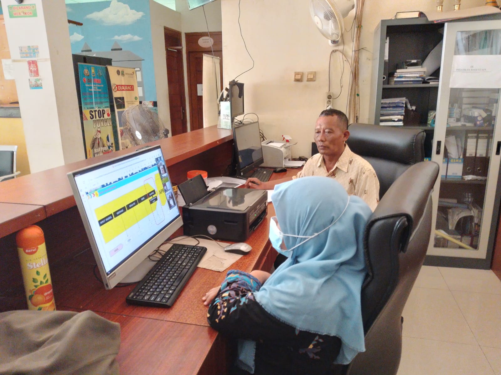 GIAT PERSIAPAN REMBUG WARGA