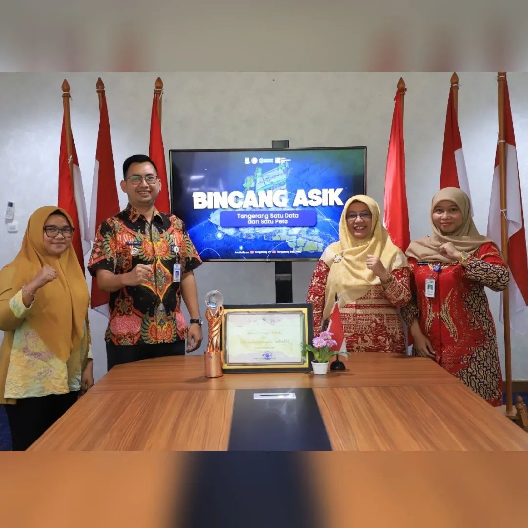 talkshow Bincang Asik tentang Tangerang Satu Data dan Satu Peta bersama Rekan2 Dinas Kominfo,